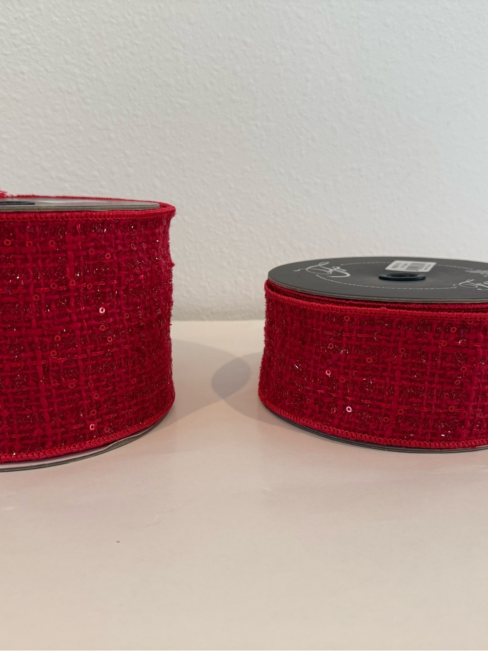 Farrisilk Ribbon -Red Tweed - Picture 2 of 5